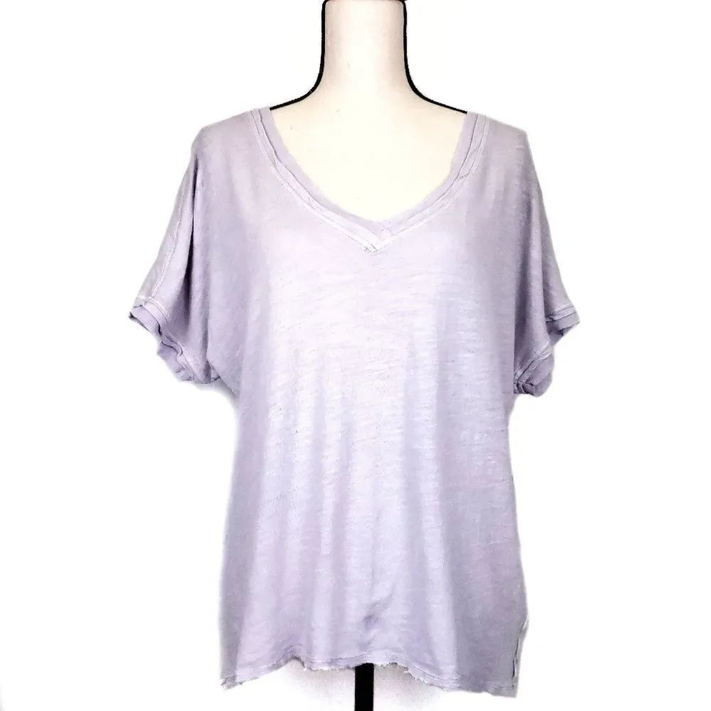 We the Free by purple lavender oversized shirt S